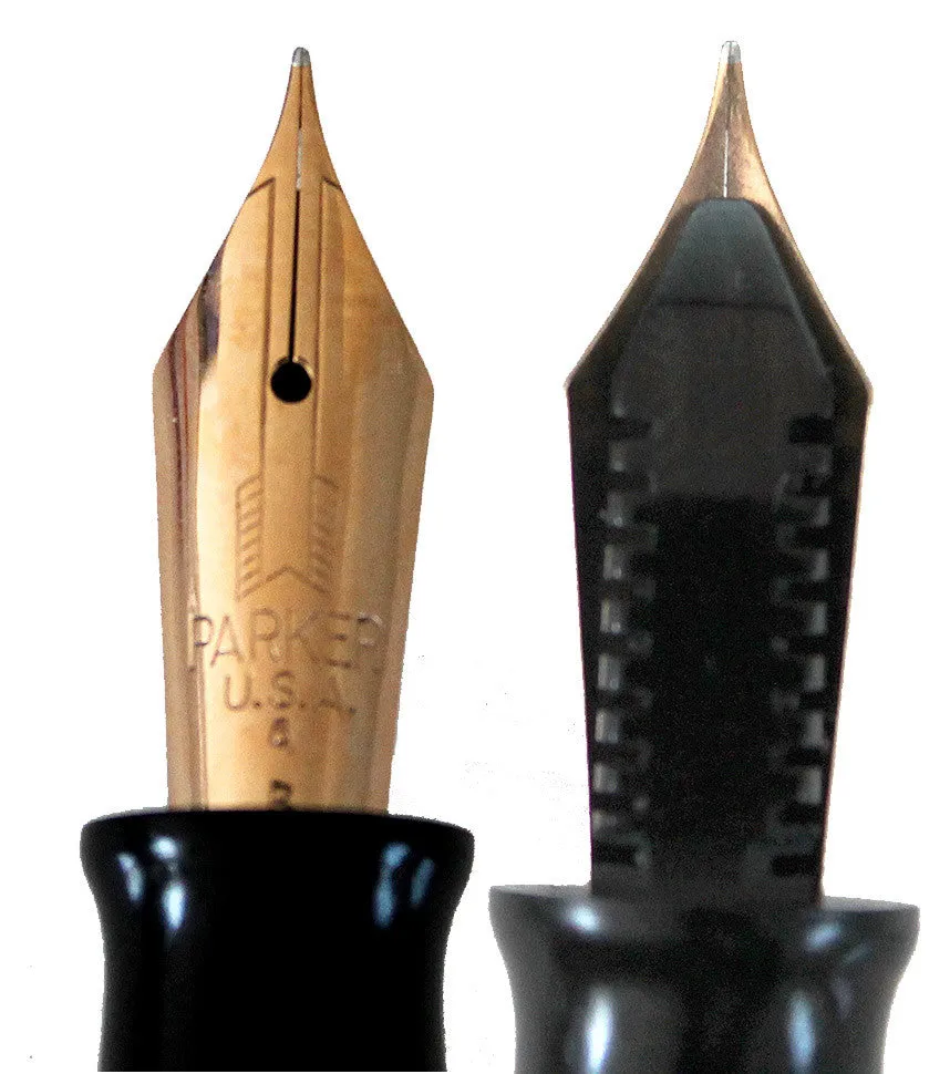 1946 PARKER AZURE CELLULOID VACUMATIC MAJOR FOUNTAIN PEN