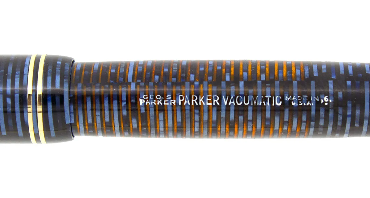 1946 PARKER AZURE PEARL VACUMATIC FOUNTAIN PEN RESTORED