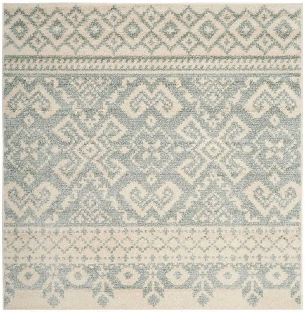 Adirondack Tribal Ivory/Slate Area Rug