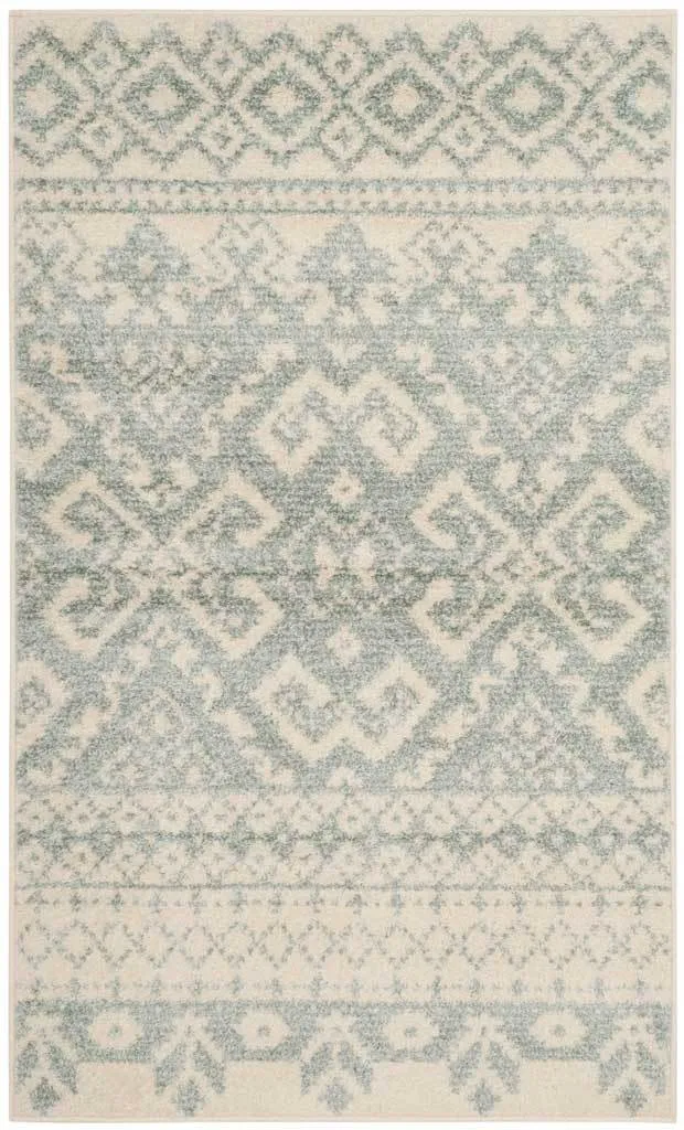 Adirondack Tribal Ivory/Slate Area Rug