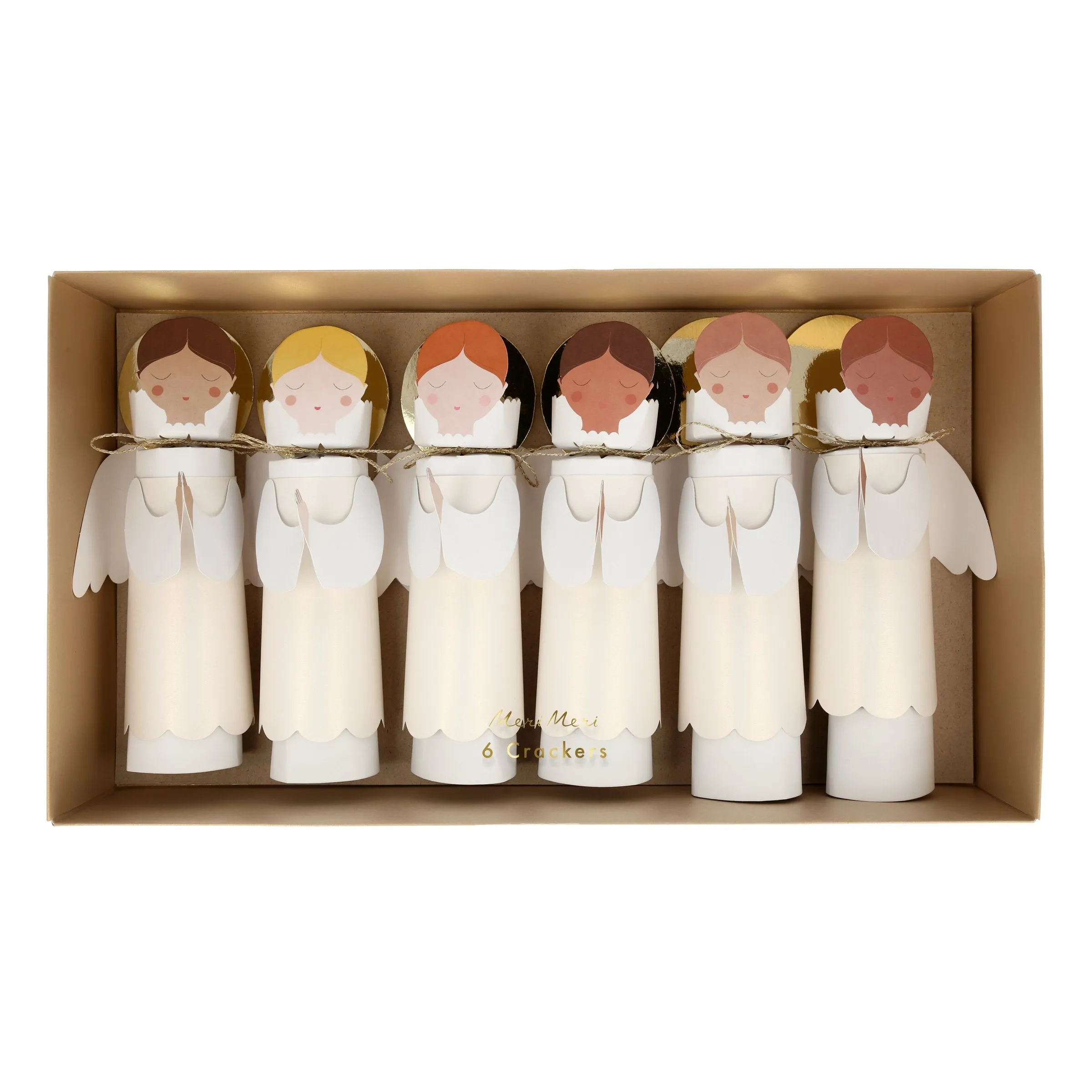 Angel Large Crackers (x 6)