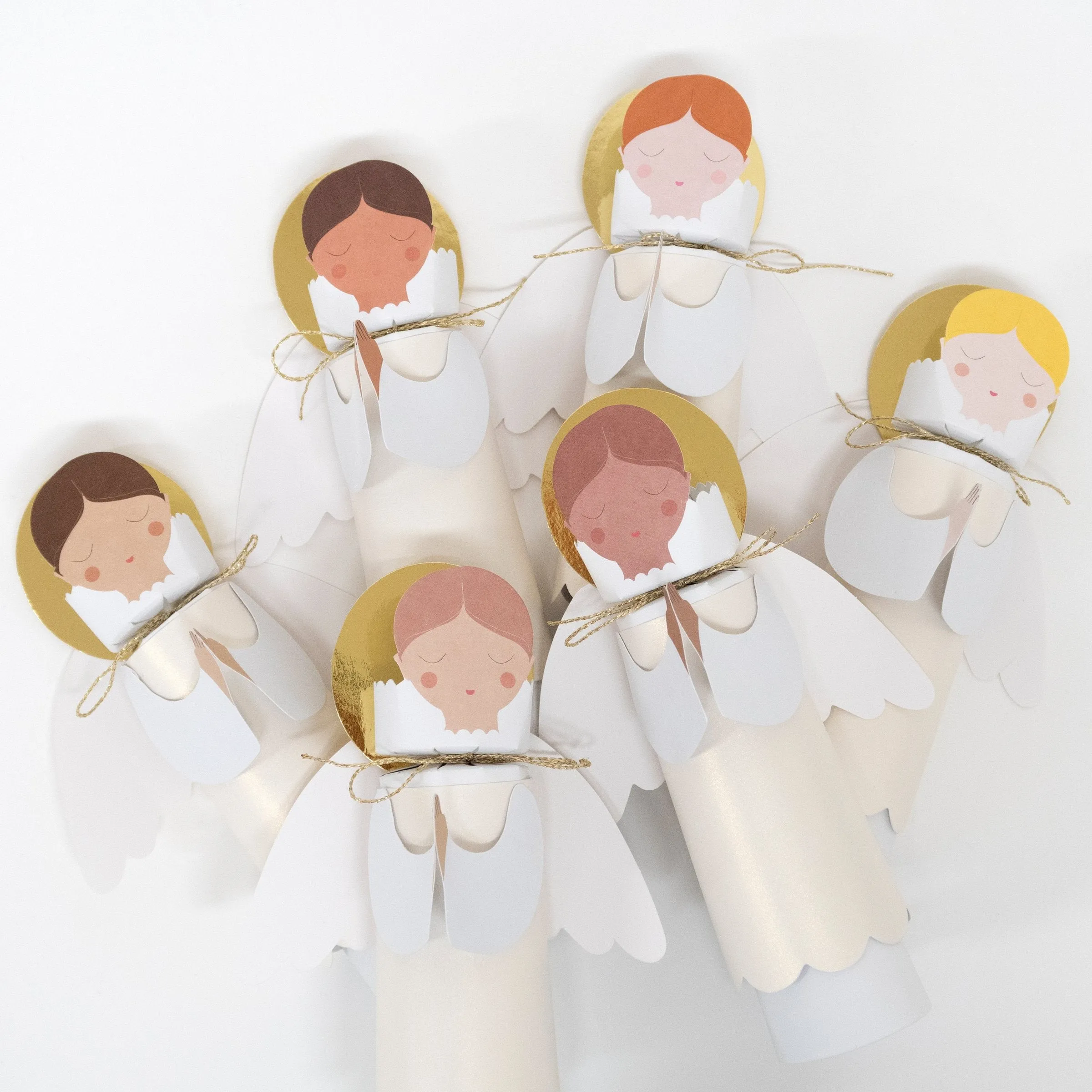Angel Large Crackers (x 6)