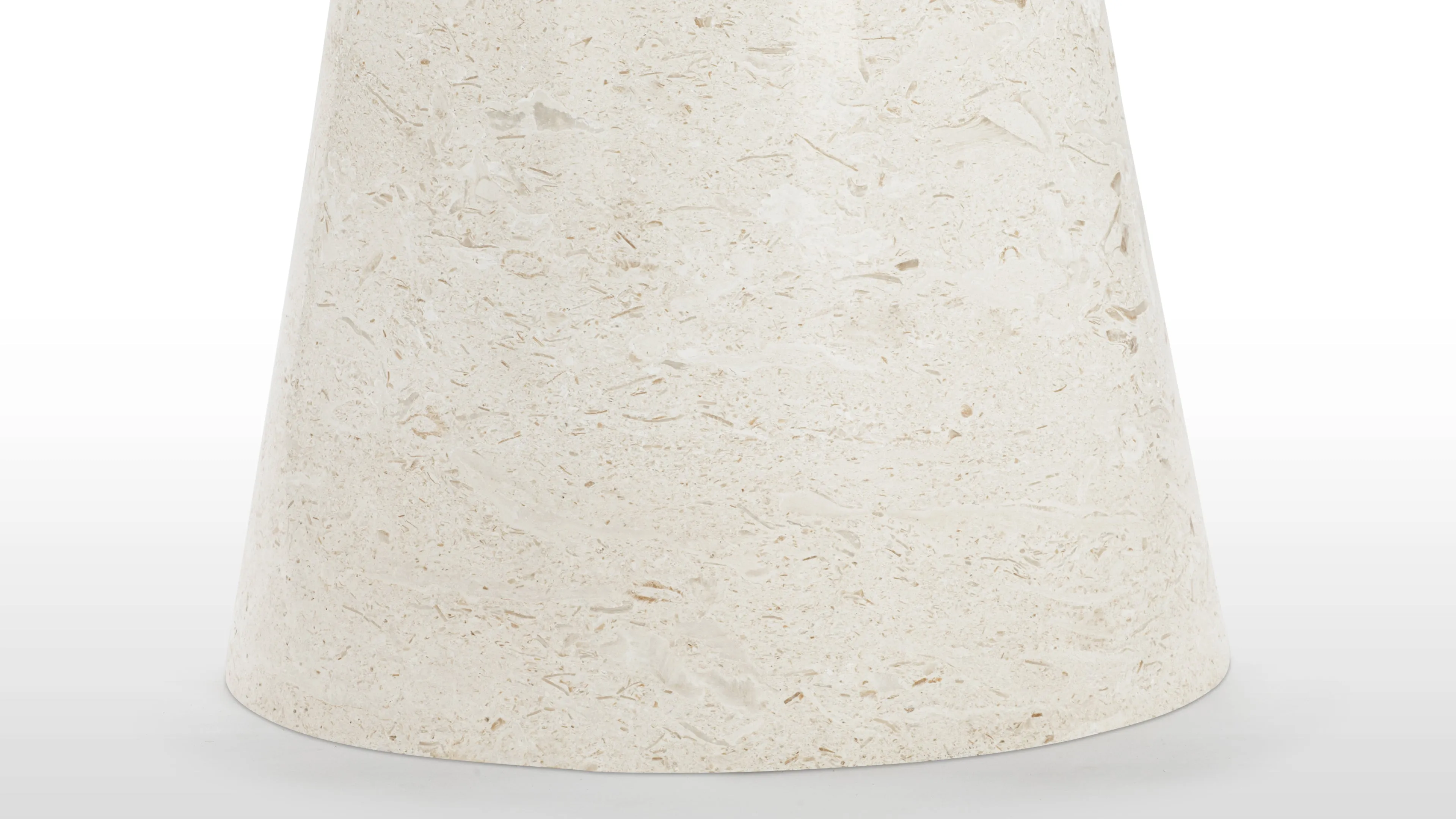 Anson - Anson Round Dining Table, Limestone, 47in