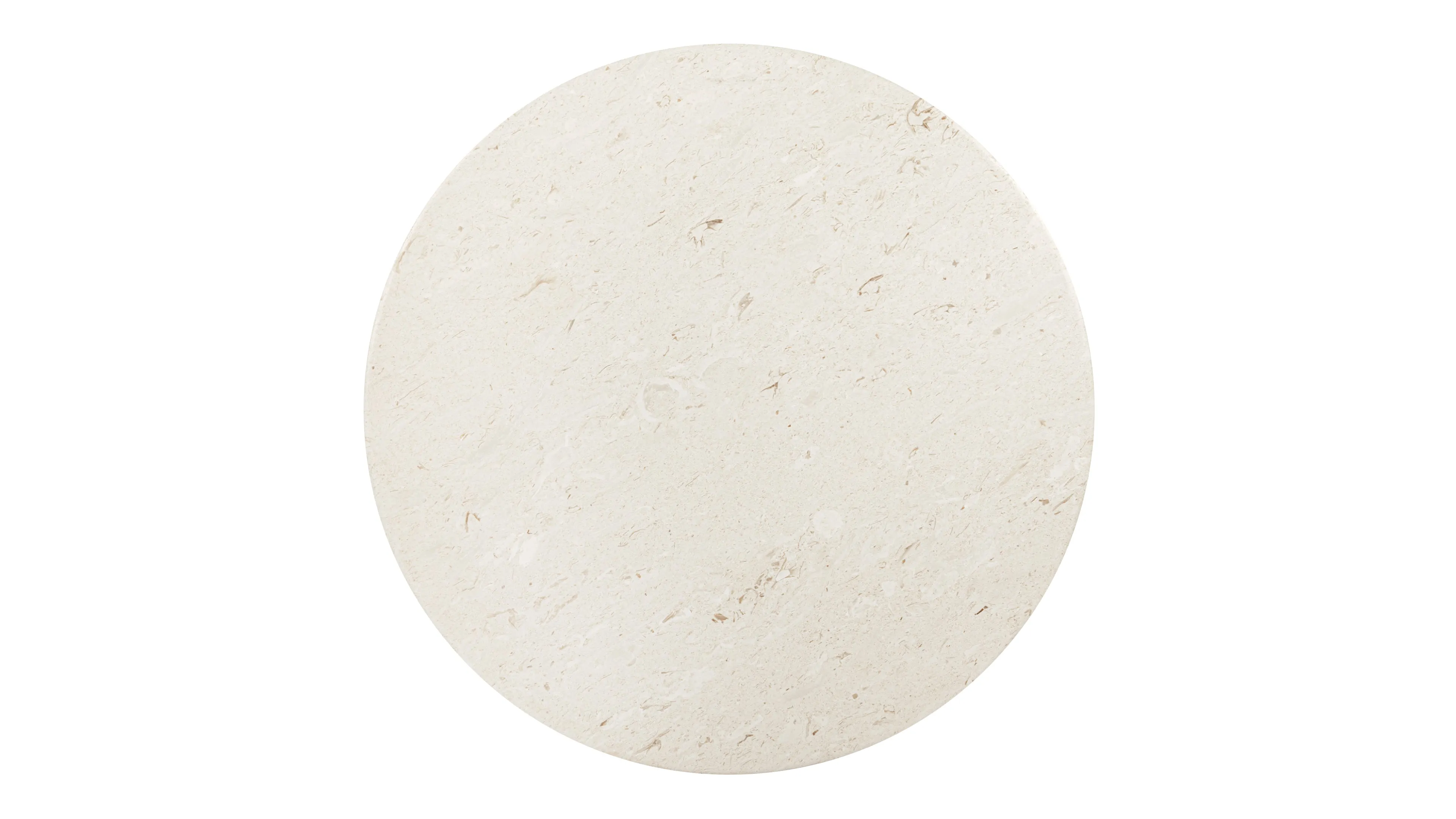 Anson - Anson Round Dining Table, Limestone, 47in