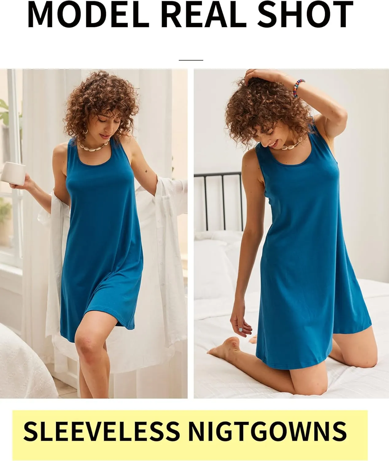 Avidlove Sleepwear for Women Tank Nightgown Chemise Racerback Sleeveless Sleep Dress