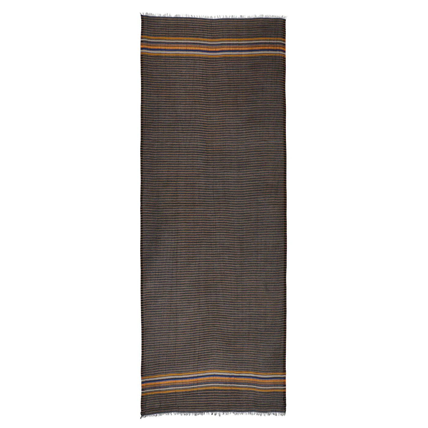Black Silk Blend Dobby Dupatta