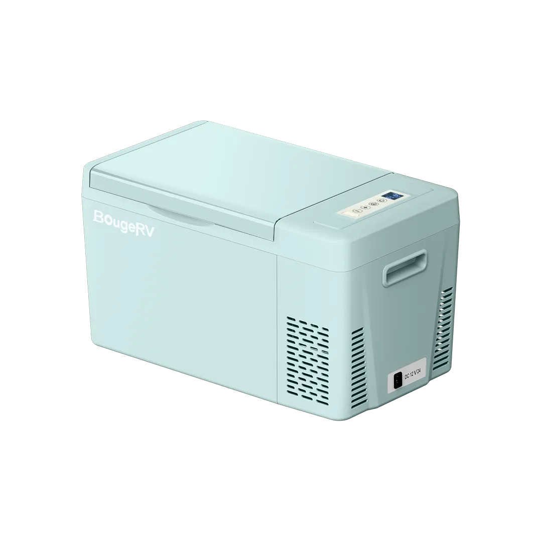 BougeRV 12V 23 Quart Mint Green Mini Fridge