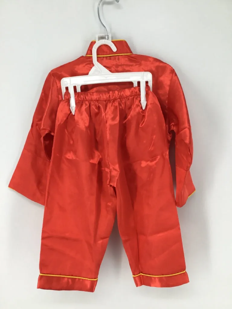 brandless Child Size 2 Red Silk Suit Halloween Costume