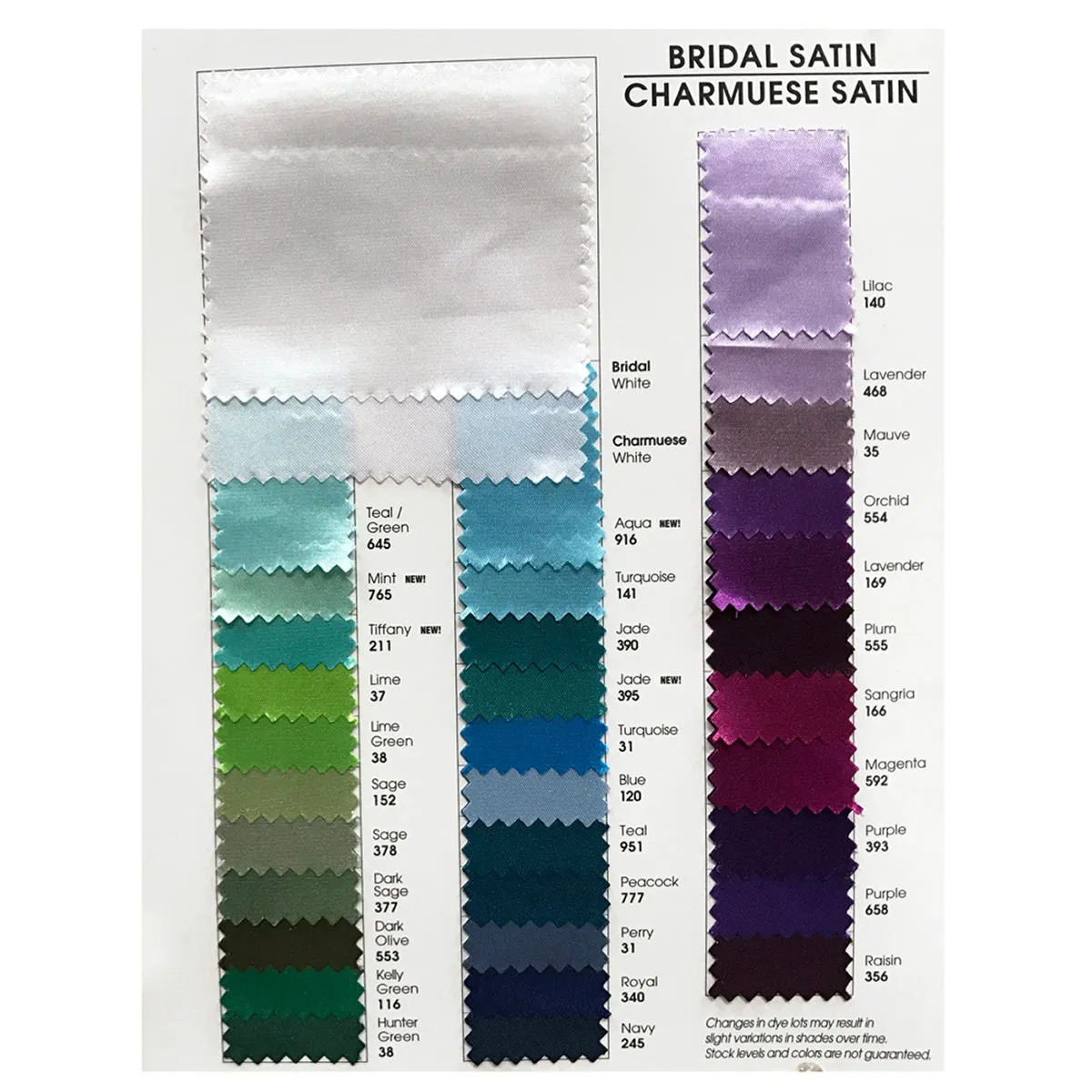 Bridal Satin Table Linen in Sage 152