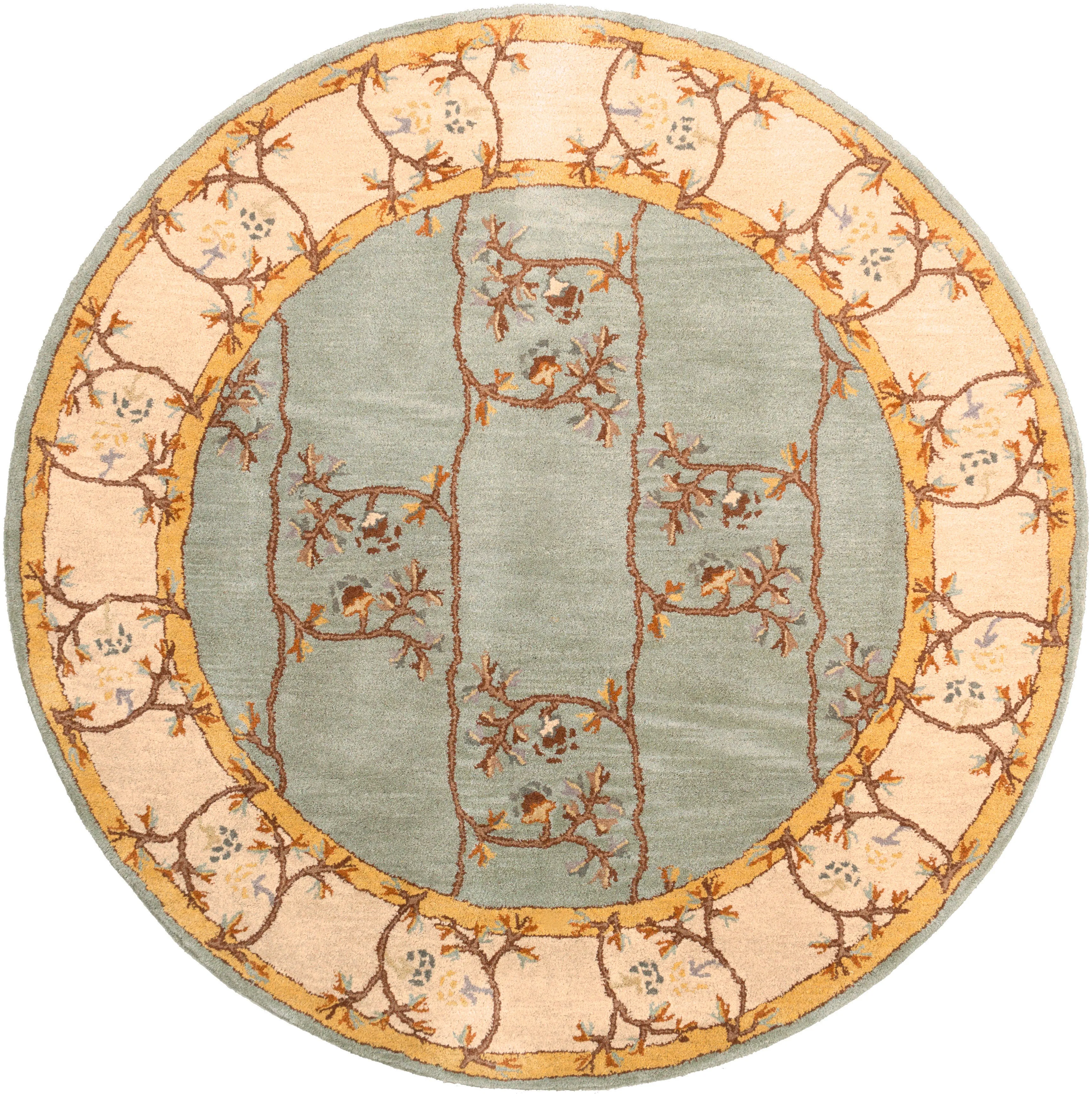 Corinth Azure Hand-Tufted Rug