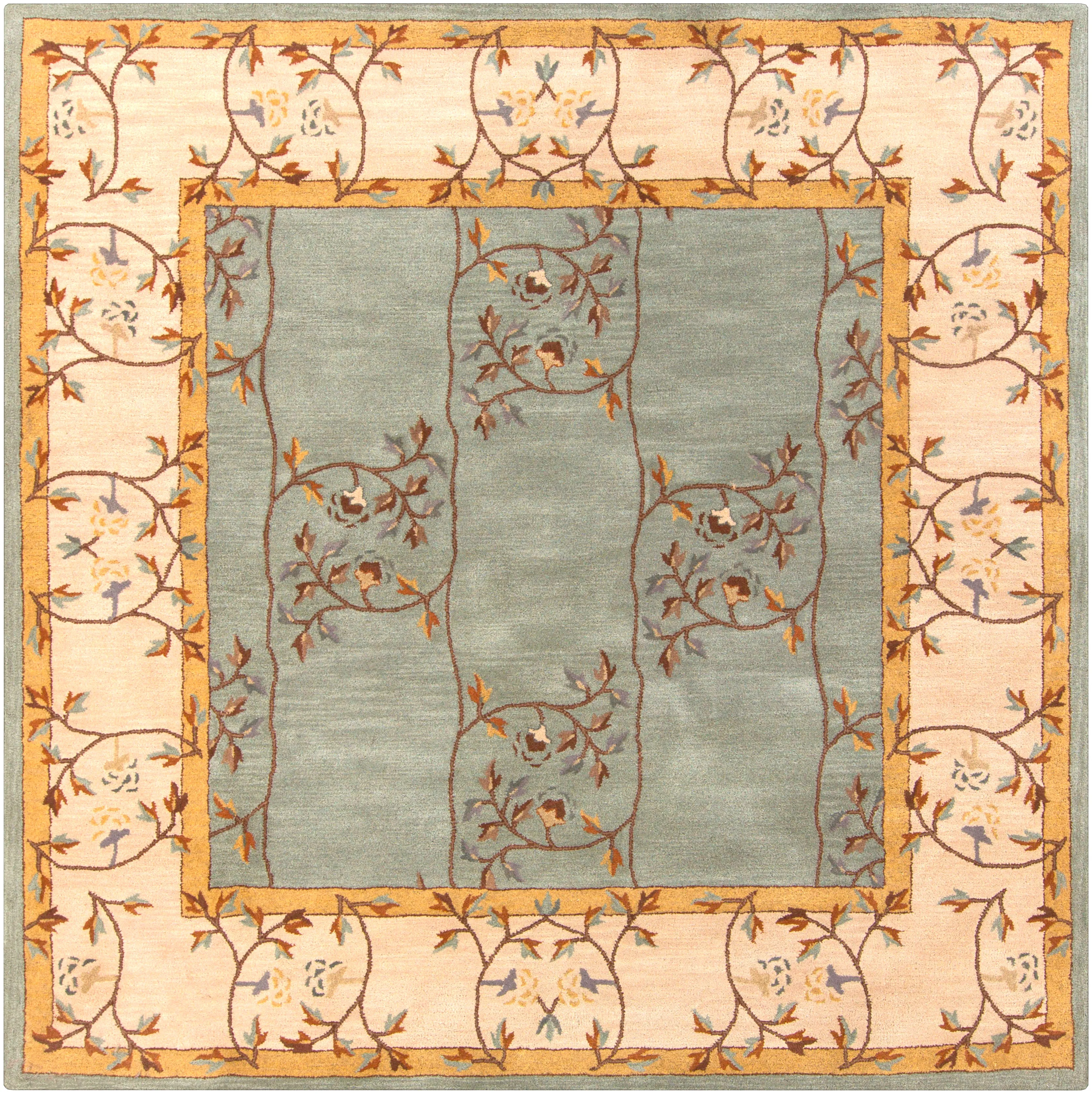 Corinth Azure Hand-Tufted Rug
