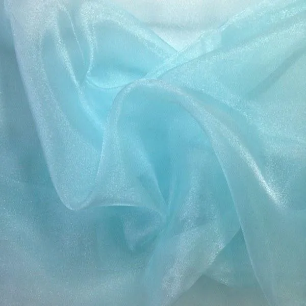 Crystal Sheer Organza Fabric By The Roll (100 Yards) 25 Colors