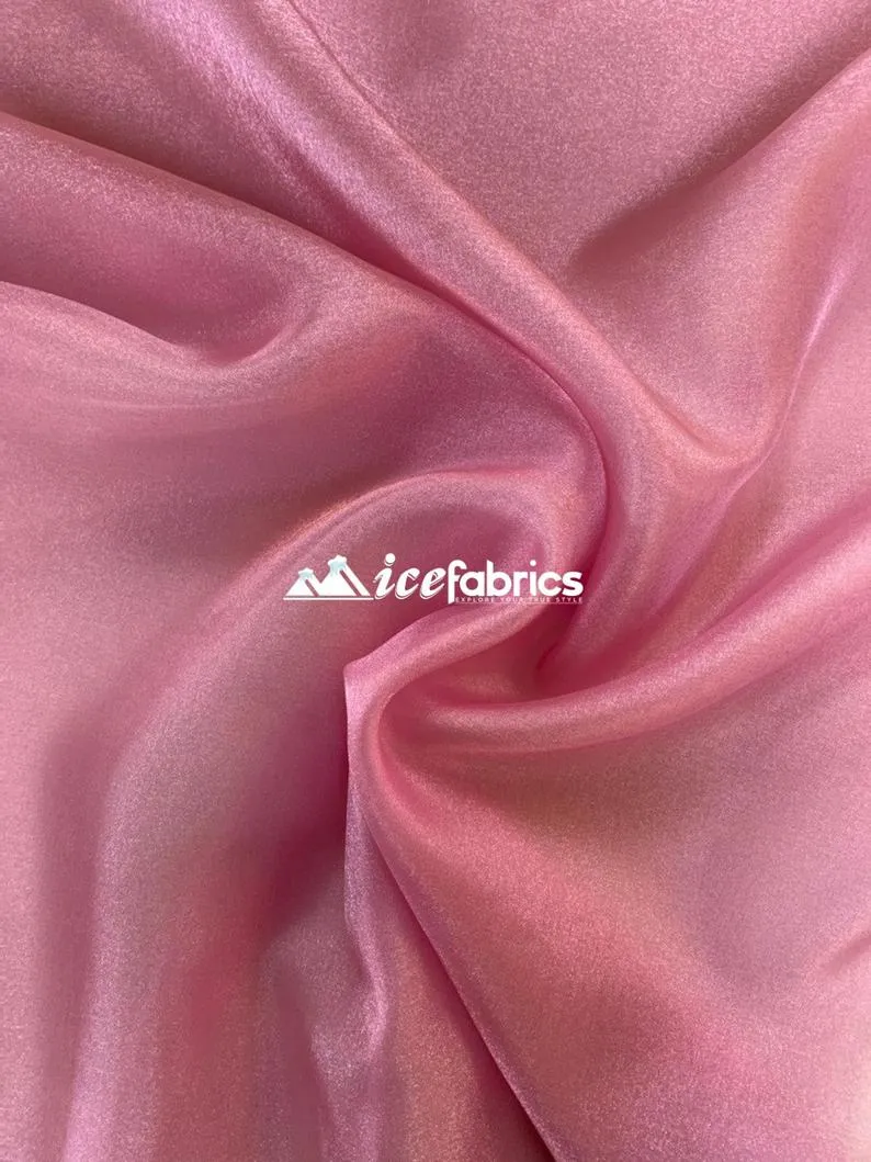 Crystal Sheer Organza Fabric By The Roll (100 Yards) 25 Colors