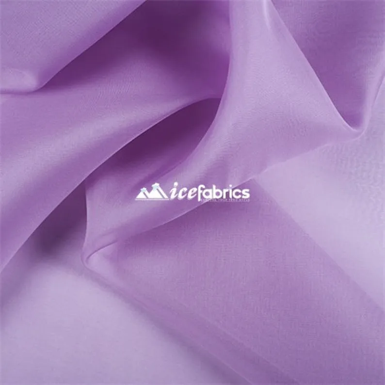 Crystal Sheer Organza Fabric By The Roll (100 Yards) 25 Colors