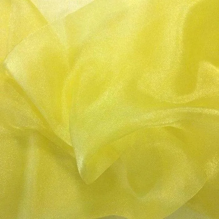 Crystal Sheer Organza Fabric By The Roll (100 Yards) 25 Colors