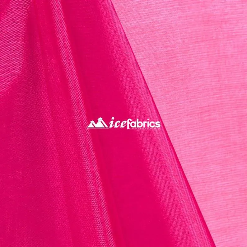 Crystal Sheer Organza Fabric By The Roll (100 Yards) 25 Colors