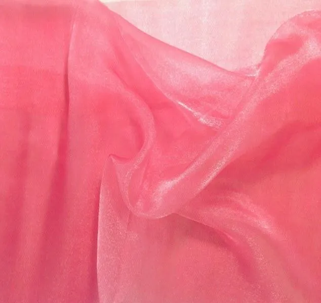 Crystal Sheer Organza Fabric By The Roll (100 Yards) 25 Colors