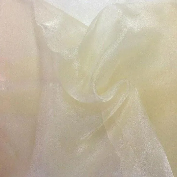 Crystal Sheer Organza Fabric By The Roll (100 Yards) 25 Colors