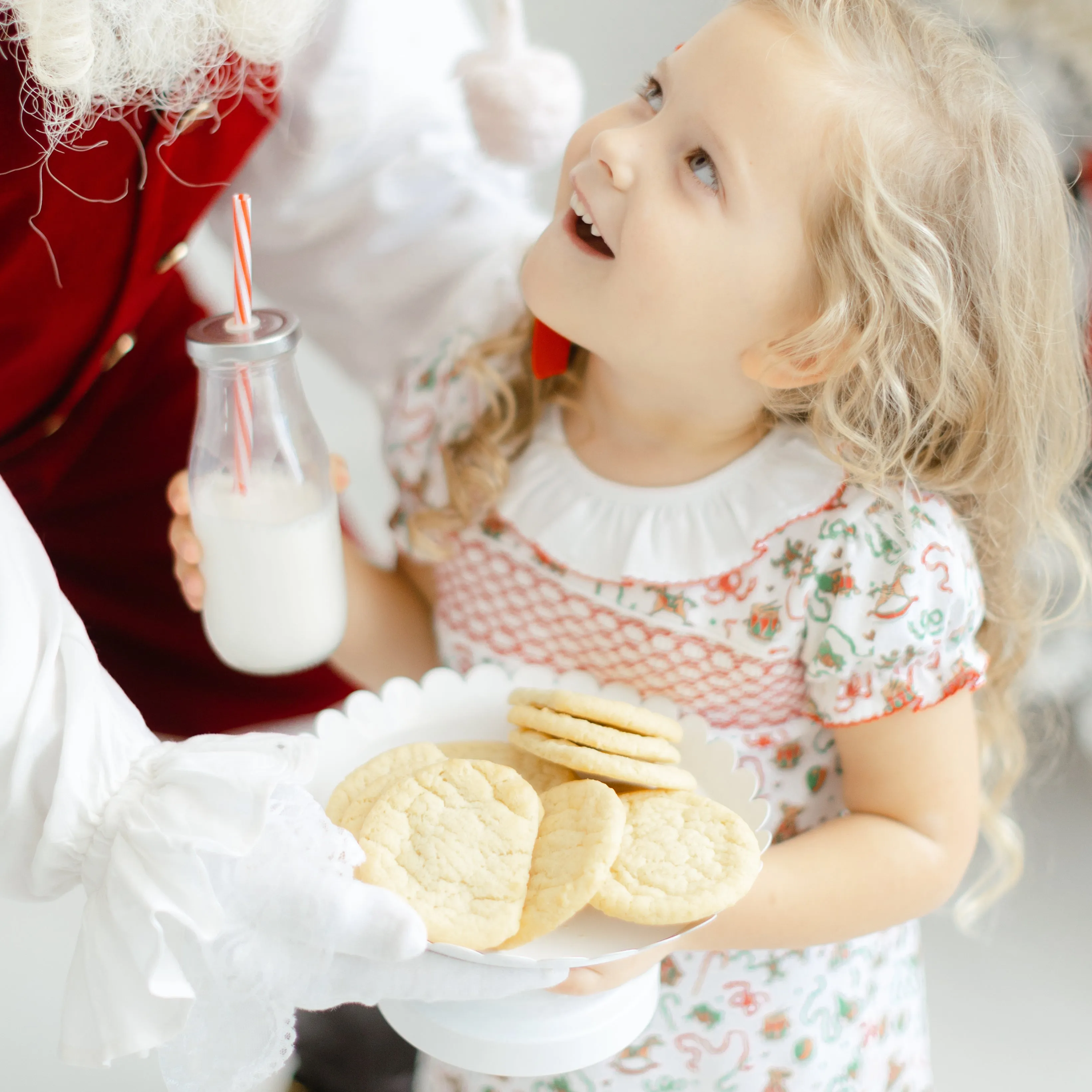 Gingerbread Girl Smocked Nightgown