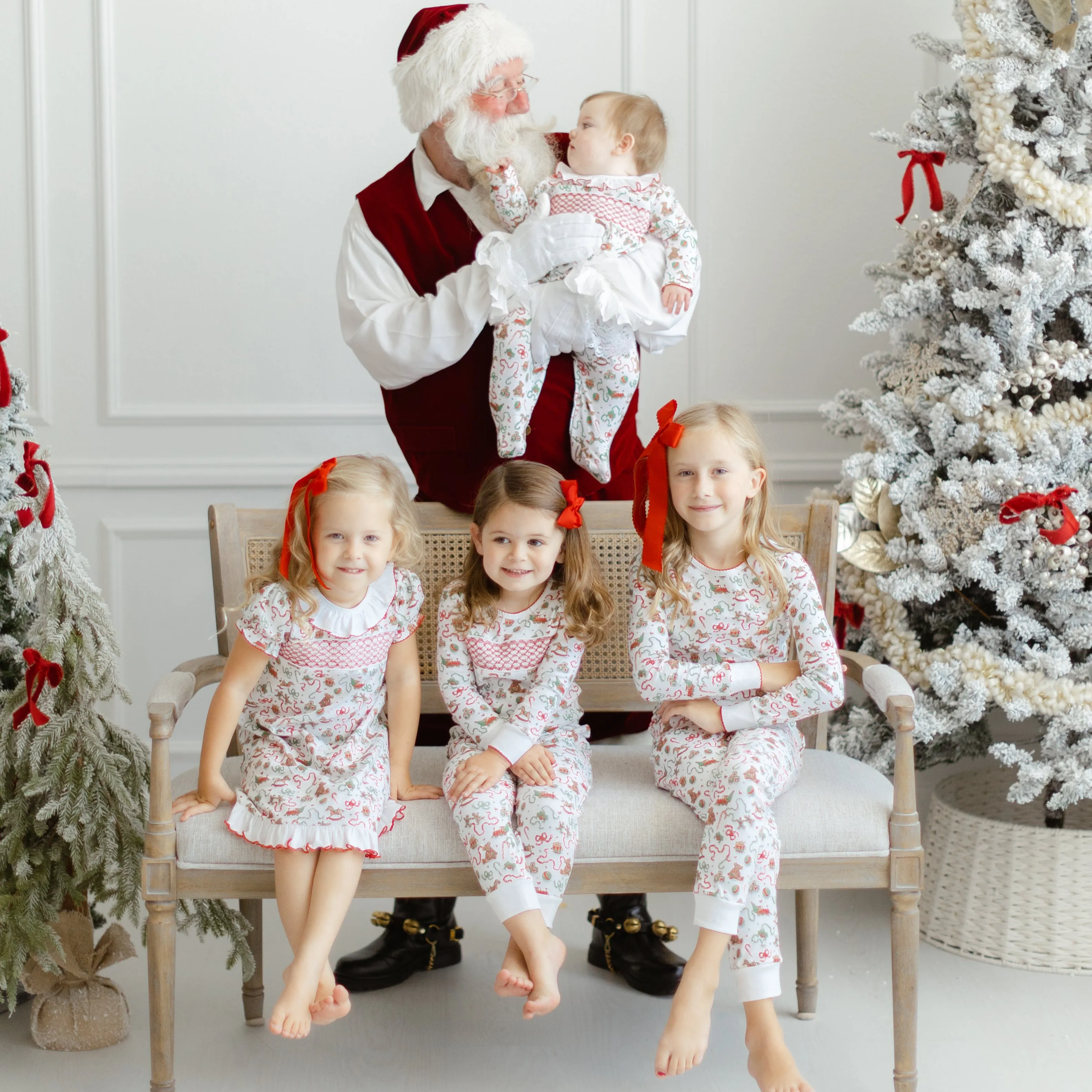Gingerbread Girl Smocked Nightgown
