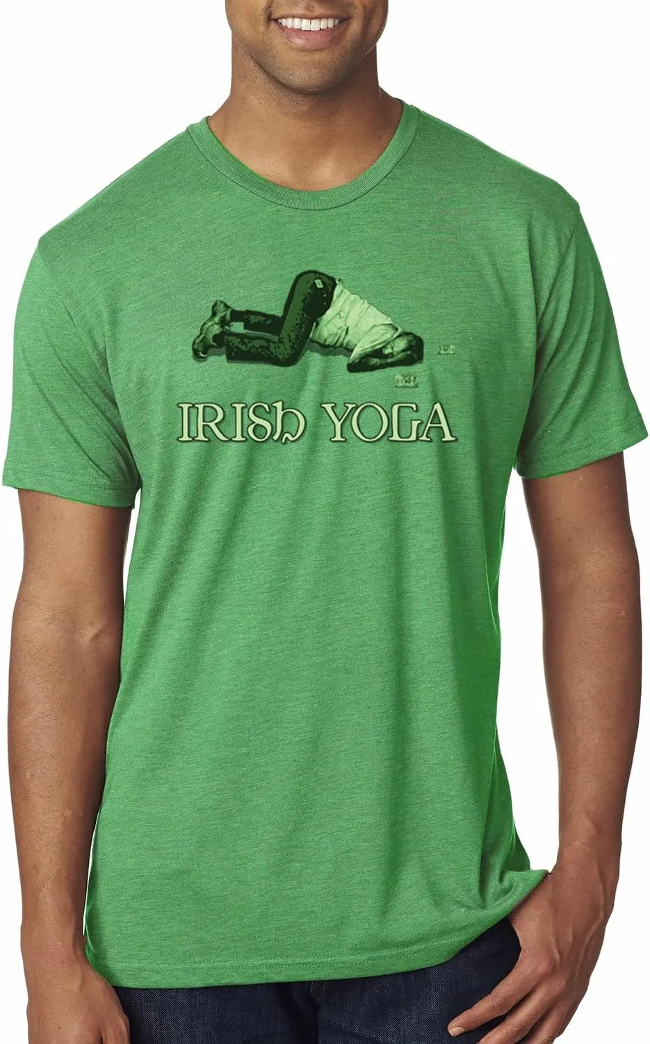 Go Luck Yourself | Shamrock Design St. Patrick's Day Mens Premium Tri Blend T-Shirt