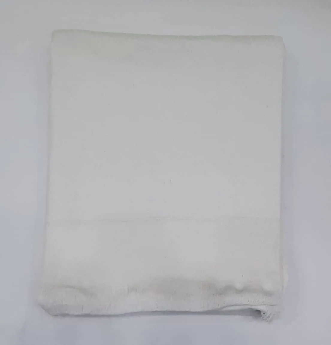 GUGGU The Handloom Story 100% Desi Thick and Heavy Khadi Cotton Soft Beautiful Khes/Comforter/Chadar/Single AC Blanket, Set of 1 Pc, Size- 255cm X 140cm (White)