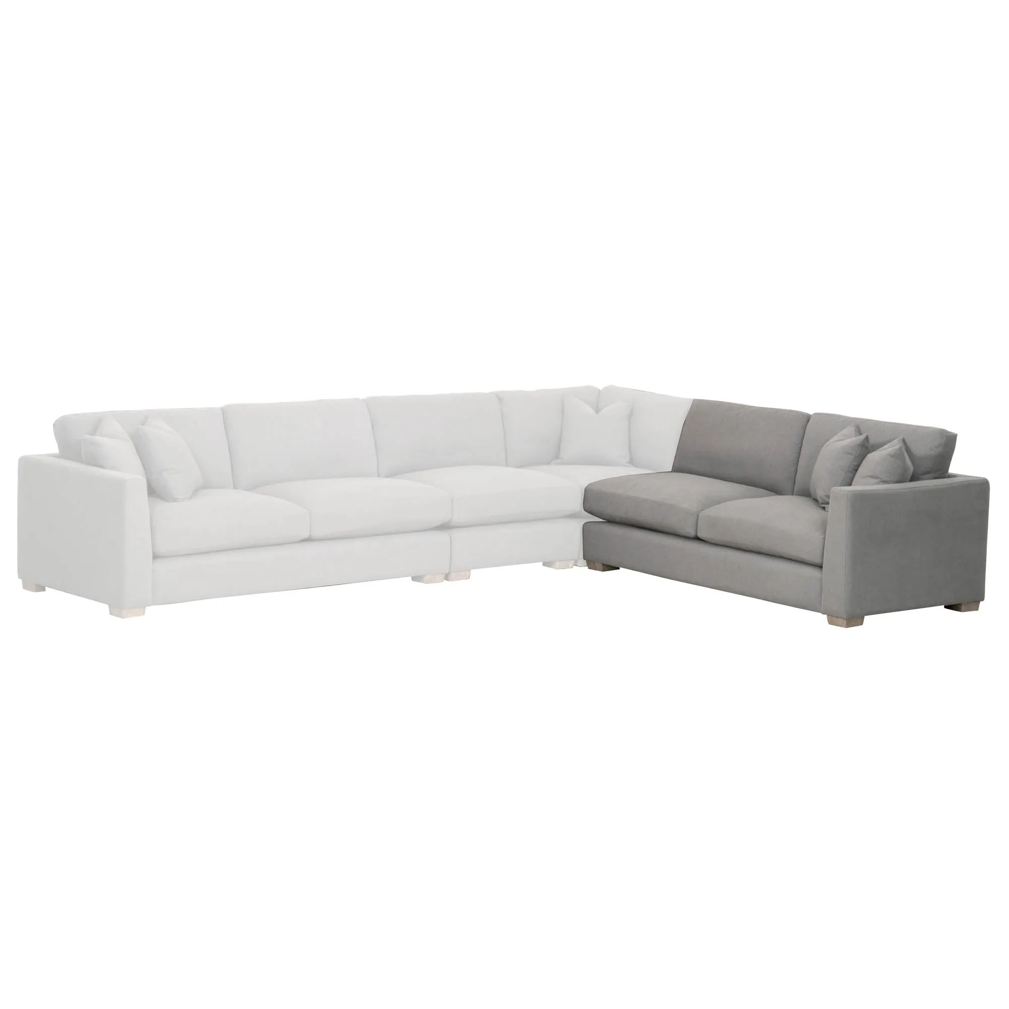 Hayden Modular Taper 2-Seat Right Arm Sofa