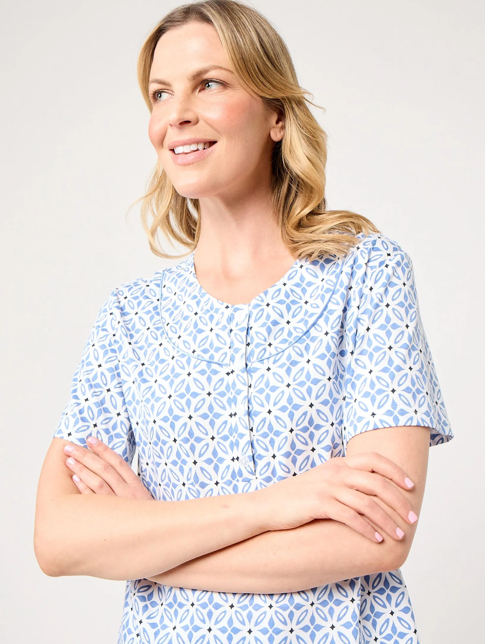 Jolina Short Sleeve 3/4 Pyjama Set