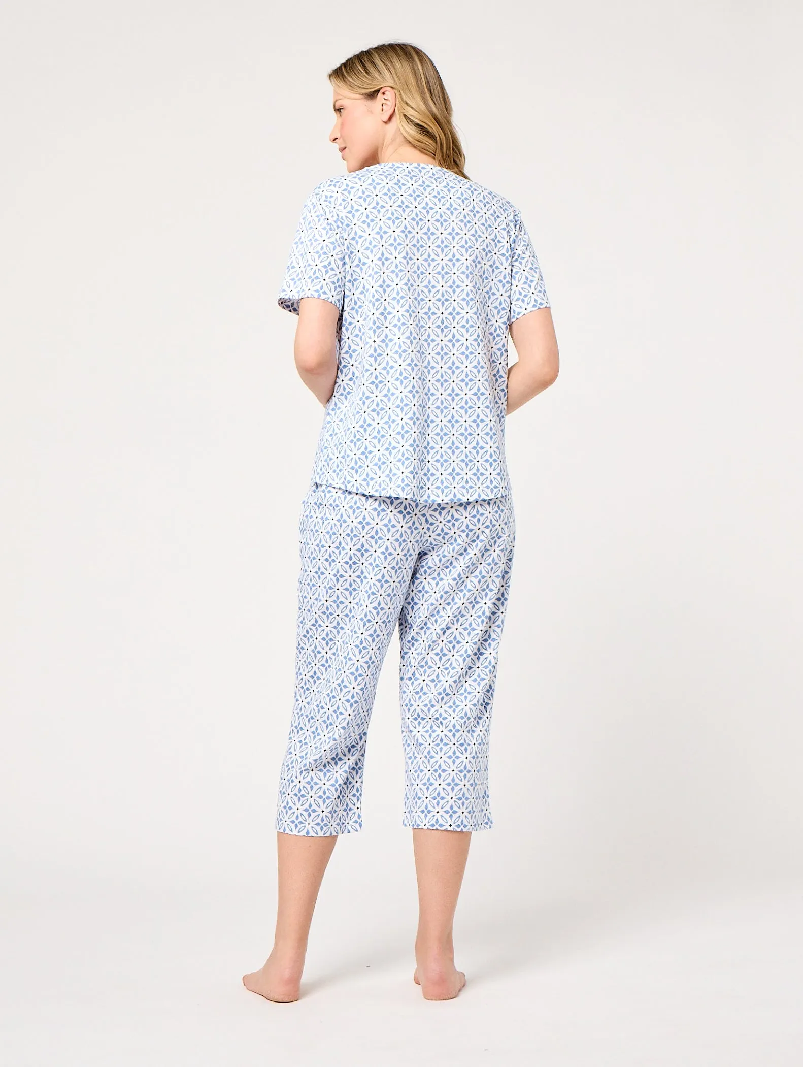 Jolina Short Sleeve 3/4 Pyjama Set