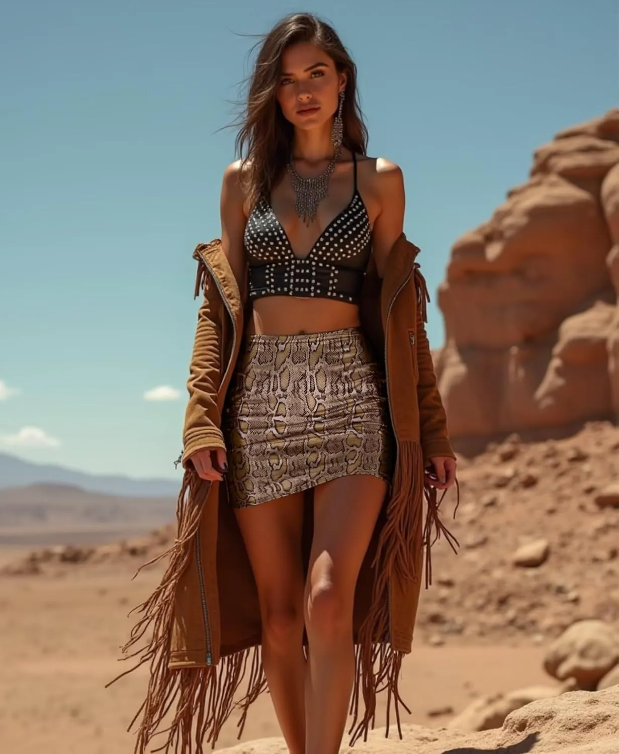 Metallic Skirt Animal Print, Women Short Bodycon Pencil Skort High Wasited Elastic Waistband Club Festival Bottoms