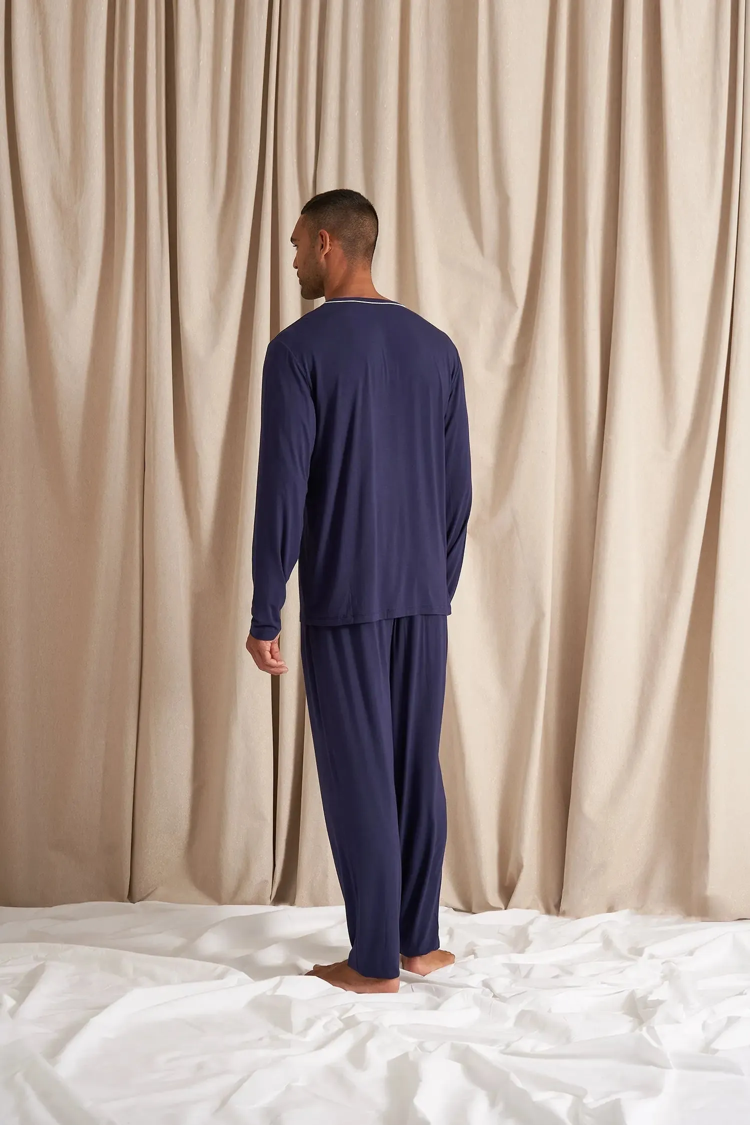 Mister You Bamboo Pyjama Set in Midnight