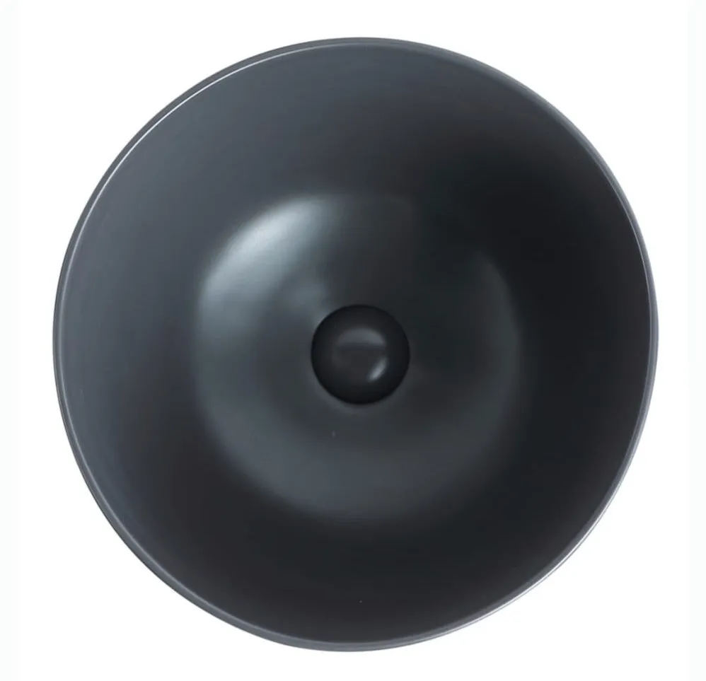Modern Geometric Round Basin Colorful Ceramic Vessel Washbasin For Countertop By TGF