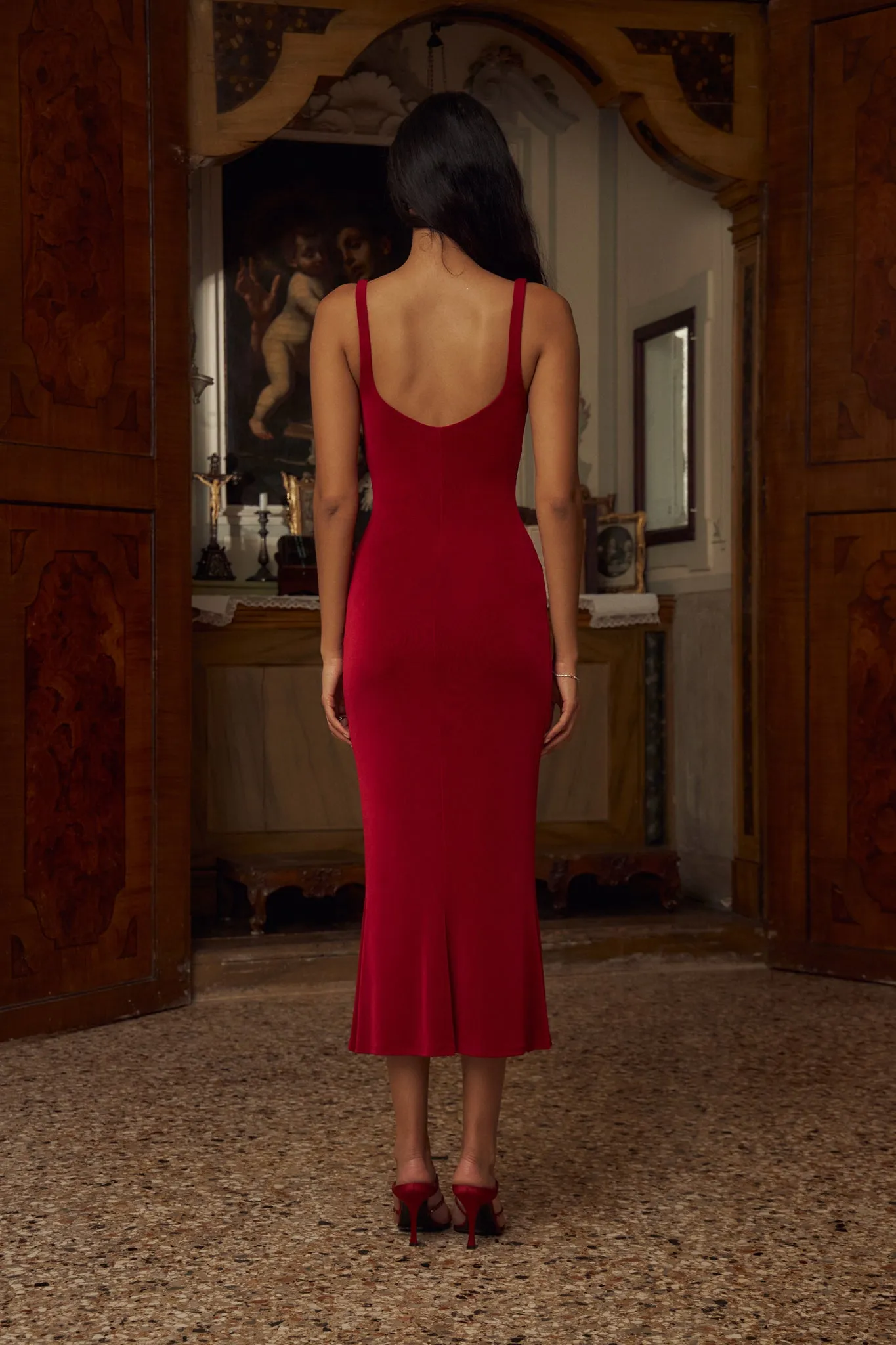Naomi Supermodel Dress Scarlet (Pre-Order)