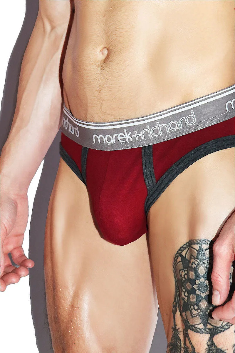 Otter Bikini Brief- Burgundy