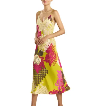 Rimini Gown Green Multi