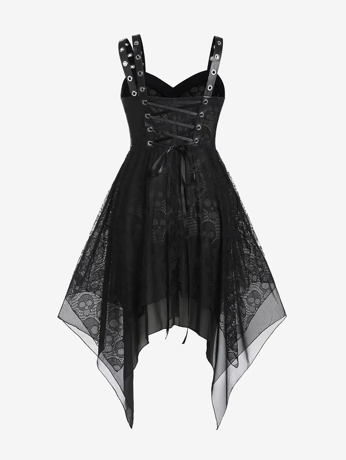 ROSE GAL Womens Plus Size Dresses Sleeveless Wrap Gothic Spaghtti Strap Swing Party Maxi Dress