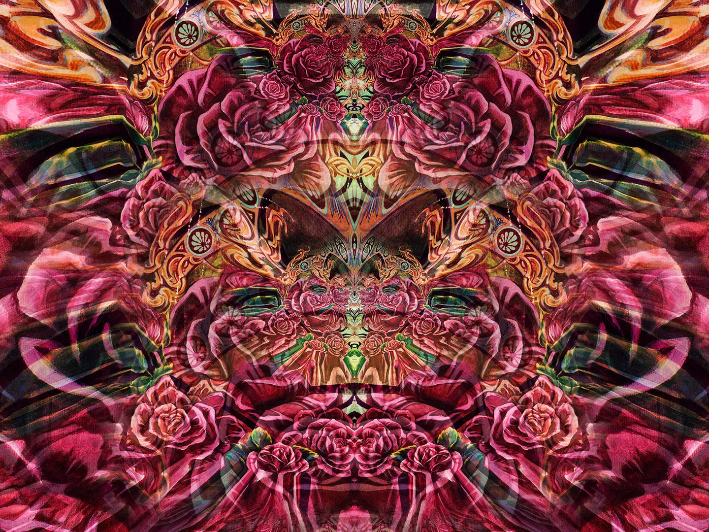 ROSE NOUVEAU PRINT (KA AMORASTREYA REMIX LE of 13)