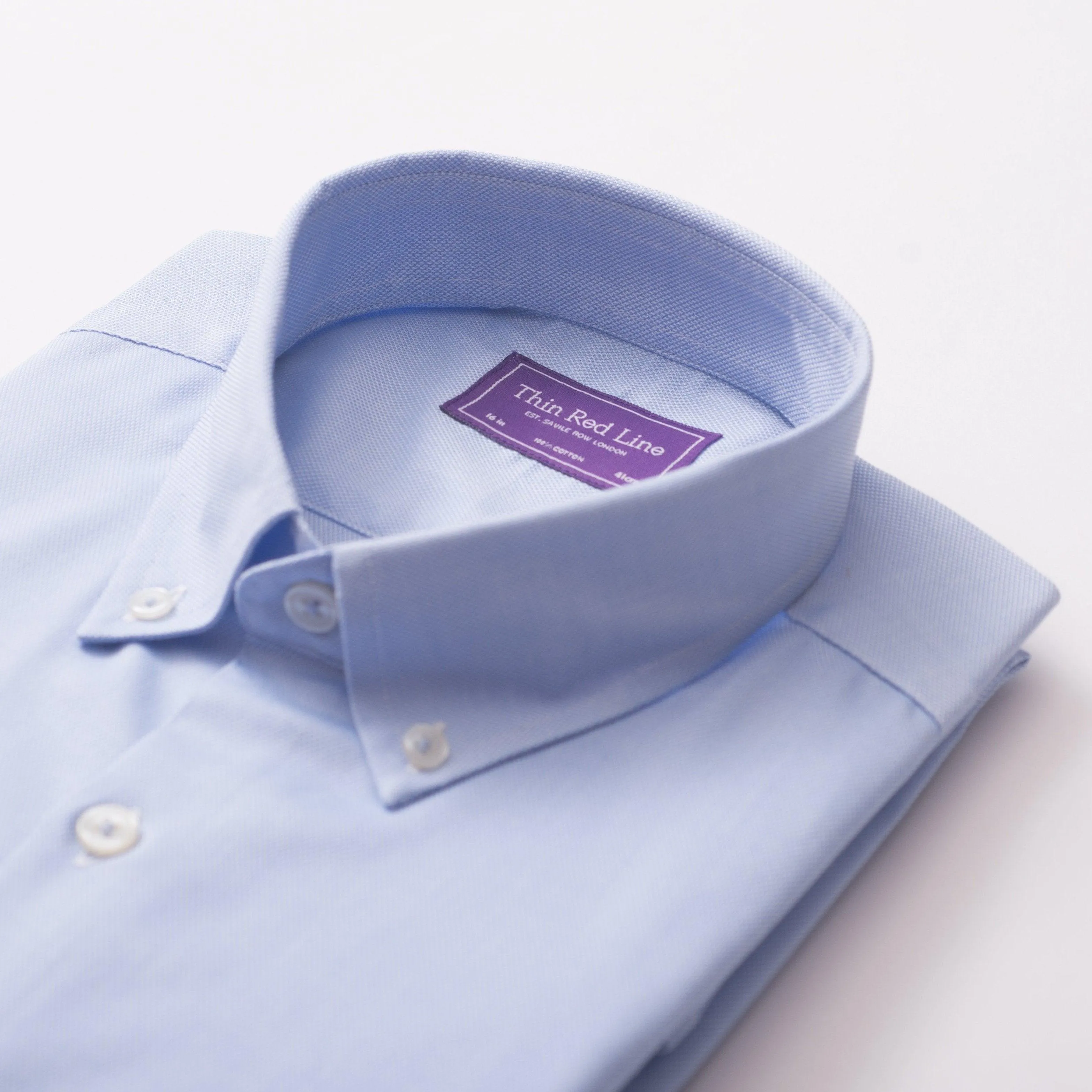 Royal Oxford Azure Casual Shirt