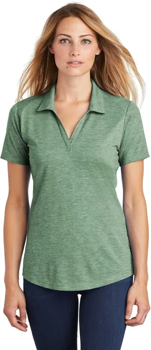 SPORT-TEK Women's PosiCharge Tri-Blend Wicking Polo LST405