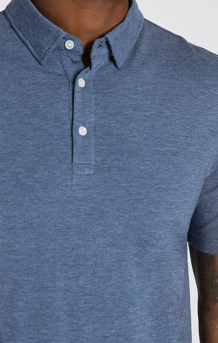 Stretch Pima Cotton Blend Polo