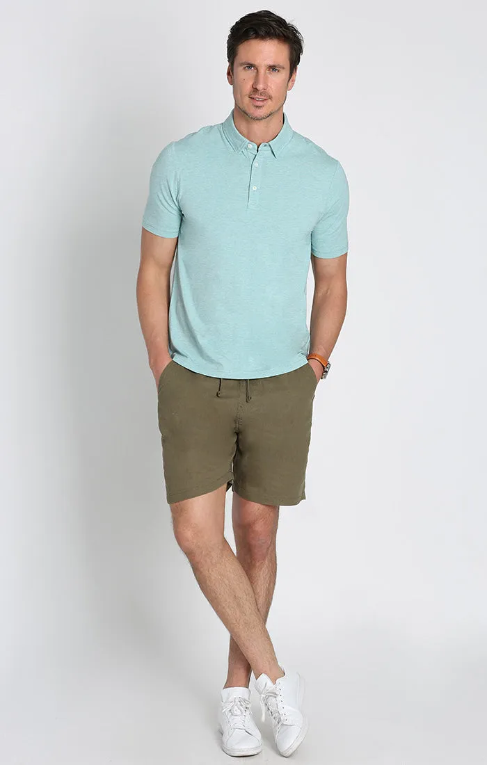 Stretch Pima Cotton Blend Polo