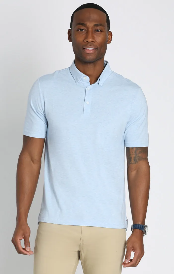 Stretch Pima Cotton Blend Polo