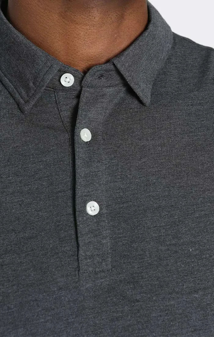 Stretch Pima Cotton Blend Polo