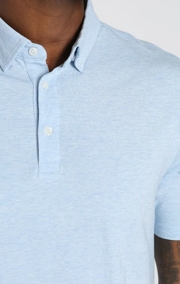 Stretch Pima Cotton Blend Polo