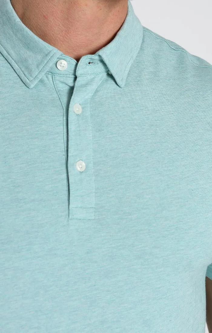 Stretch Pima Cotton Blend Polo