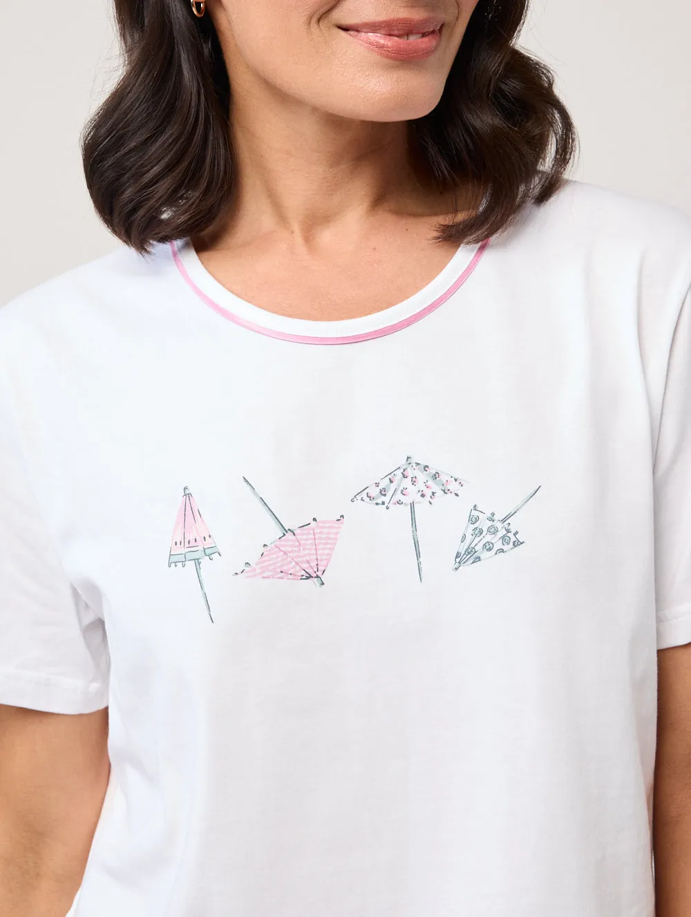 Sun Shades Short Sleeve 3/4 Pyjama Set