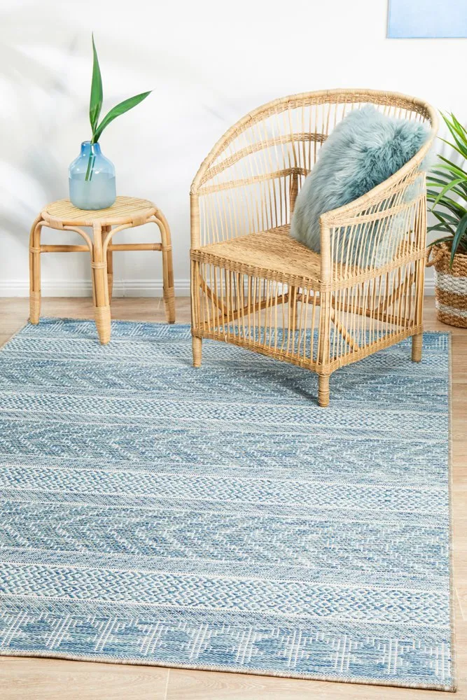Terrace 5505 Rug (Blue) by Rug Culture