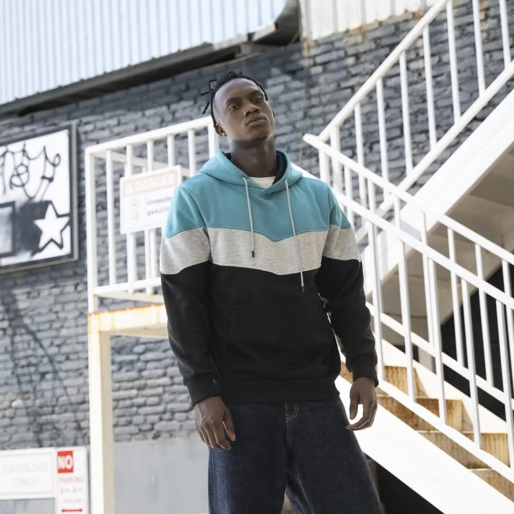 TOLOER Pullover Hoodie Men Blend Fleece Long Sleeve Sweatshirt with Kangaroo Pockets